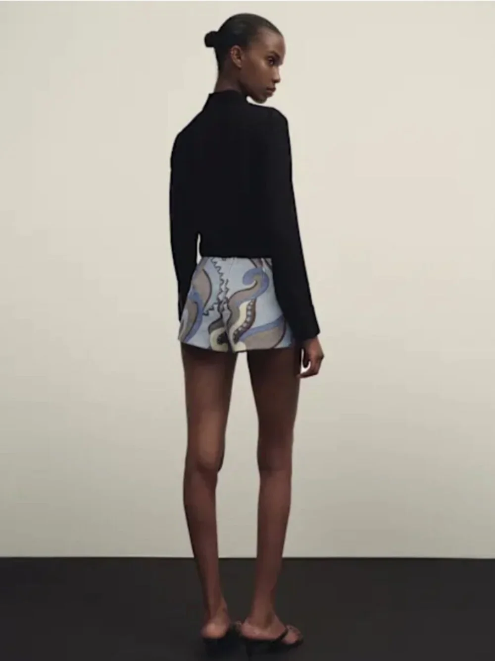 Reformation June Low Rise Psychedelic Shorts